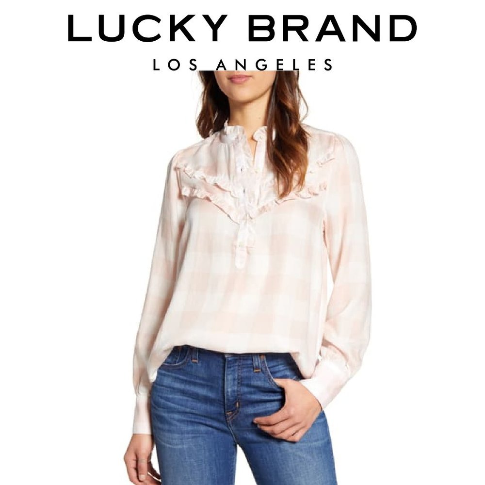 Lucky Brand Woman Long Sleeve Button Down Elsa